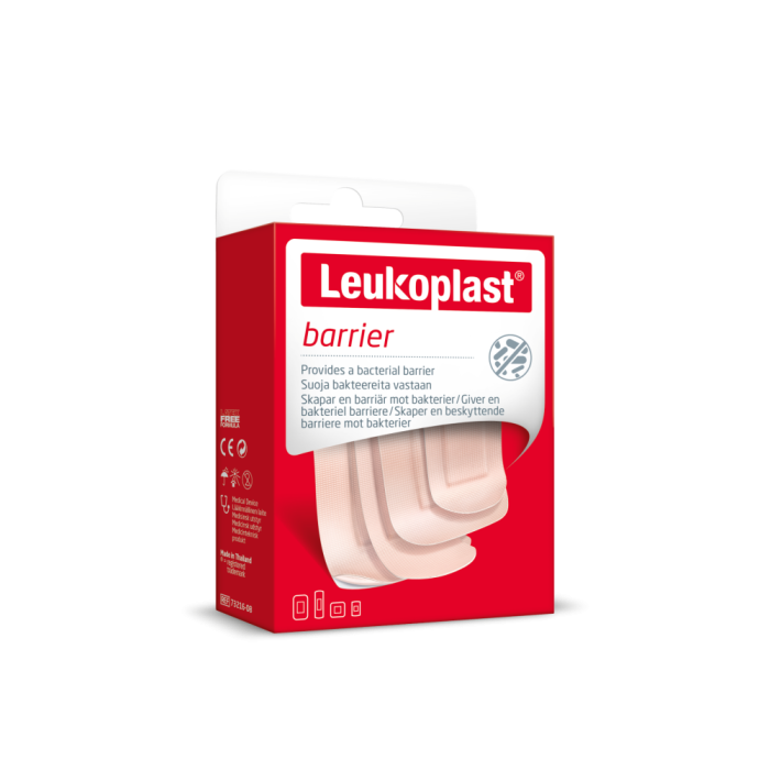 LEUKOPLAST BARRIER LAASTARIVALIKOIMA 22X72 MM, 38X63 MM, 38X38 MM 1 KPL kuva 2