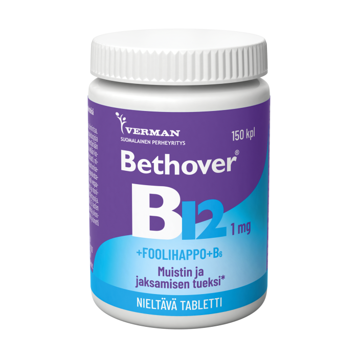 Bethover B12 + Foolihappo + B6 150 tabl