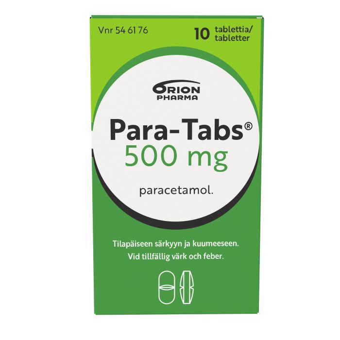 PARA-TABS tabletti 500 mg 10 fol kuva 2