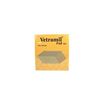 Vetramil Pad hunajaa sis. haavataitos 10x10cm 10 kpl