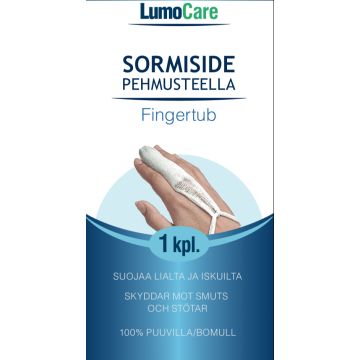 Lumocare Sormiside pehmusteella koko L (10cm) 1 kpl