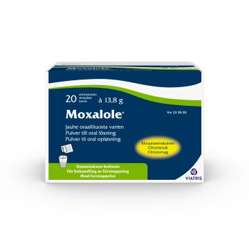 MOXALOLE jauhe oraaliliuosta varten 20 kpl
