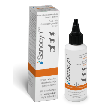 Sanocyn forte silmä- ja korvahuuhde 75 ml