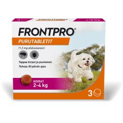 Frontpro purutabletti 11.3 mg 3 fol