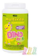 Multivita Juniori Dino Mix monivitamiini 200 purutabl