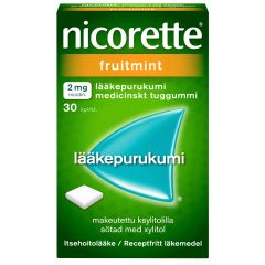 NICORETTE FRUITMINT 2 mg lääkepurukumi 30 fol