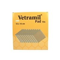 Vetramil Pad hunajaa sis. haavataitos  10x10cm 10 kpl