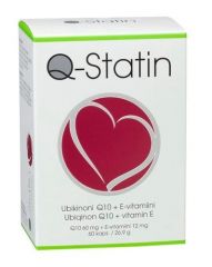Q Statin Q10 60 mg + E-vitamiini 60 kaps