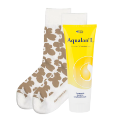 KERÄILYLAHJA Unikko-sukat 37-39 + AqualanL 200g